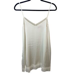 Josie Ivory Silk Chemise Sz M